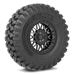 Alpha on 15x7 V08 DT UTV Wheel and Tire Kit