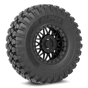 Alpha on 15x7 V08 SB UTV Wheel and Tire Kit